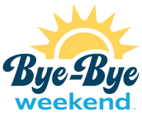 bye bye weekend logo goodbye weekend